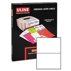 100 Blank shipping labels Inkjet & Laser Printers